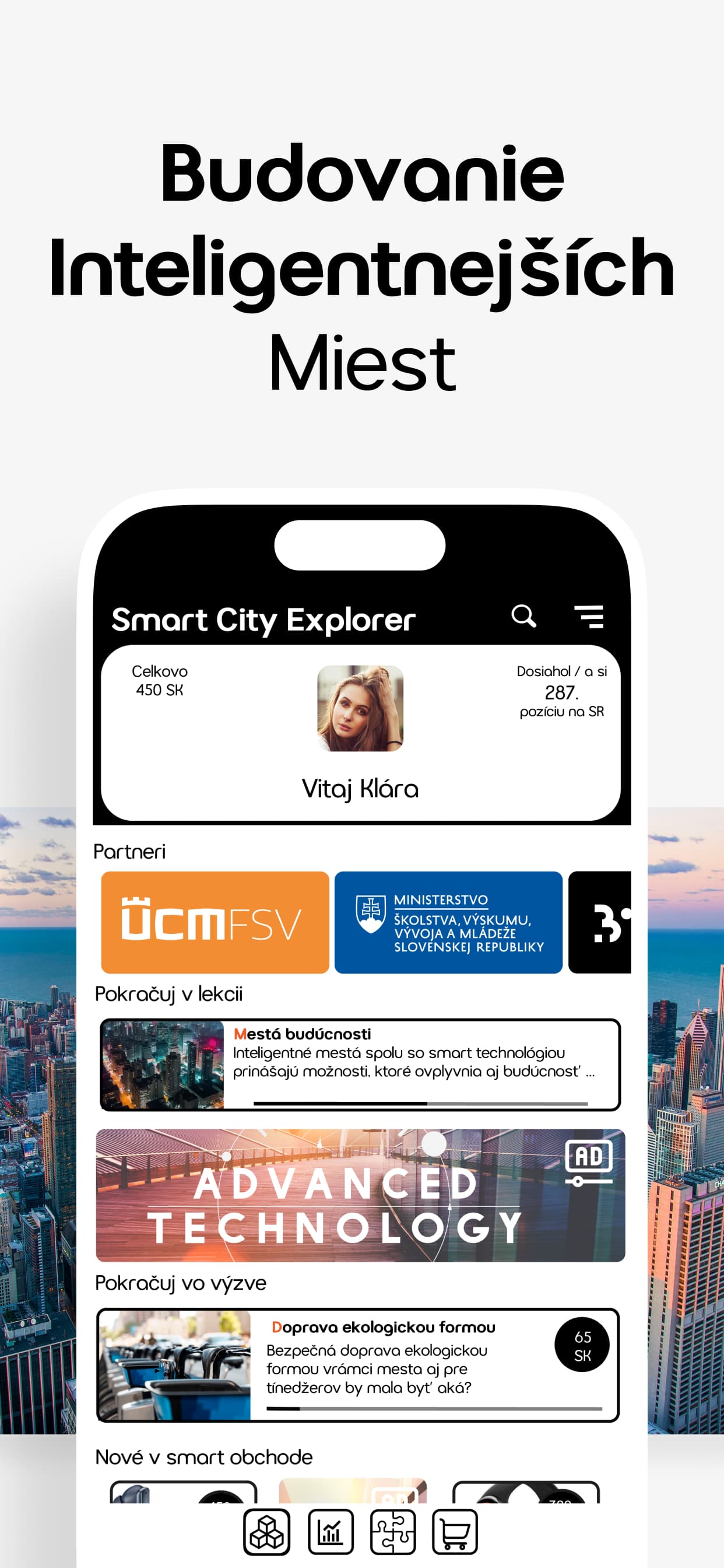 Smart City Explorer — Dostupné pro Android i iOS (3/5)