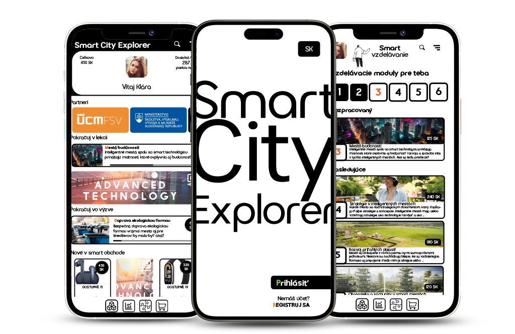 Náhled aplikace Smart City Explorer